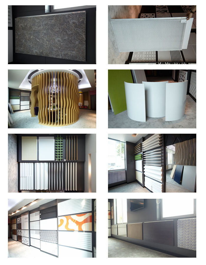 长盛建材铝格栅展厅图
