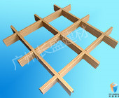 冲孔氟碳铝单板推荐木纹铝格栅